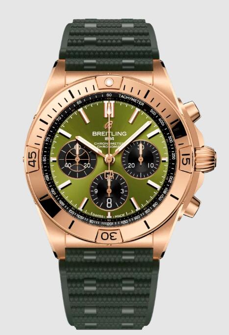 Review Breitling Chronomat b01 42 GIANNIS ANTETOKOUNMPO Replica watch RB01344A1L1S1